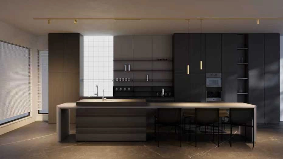 Surface mounted track set 14 Muse 48V 52W CCT BRS