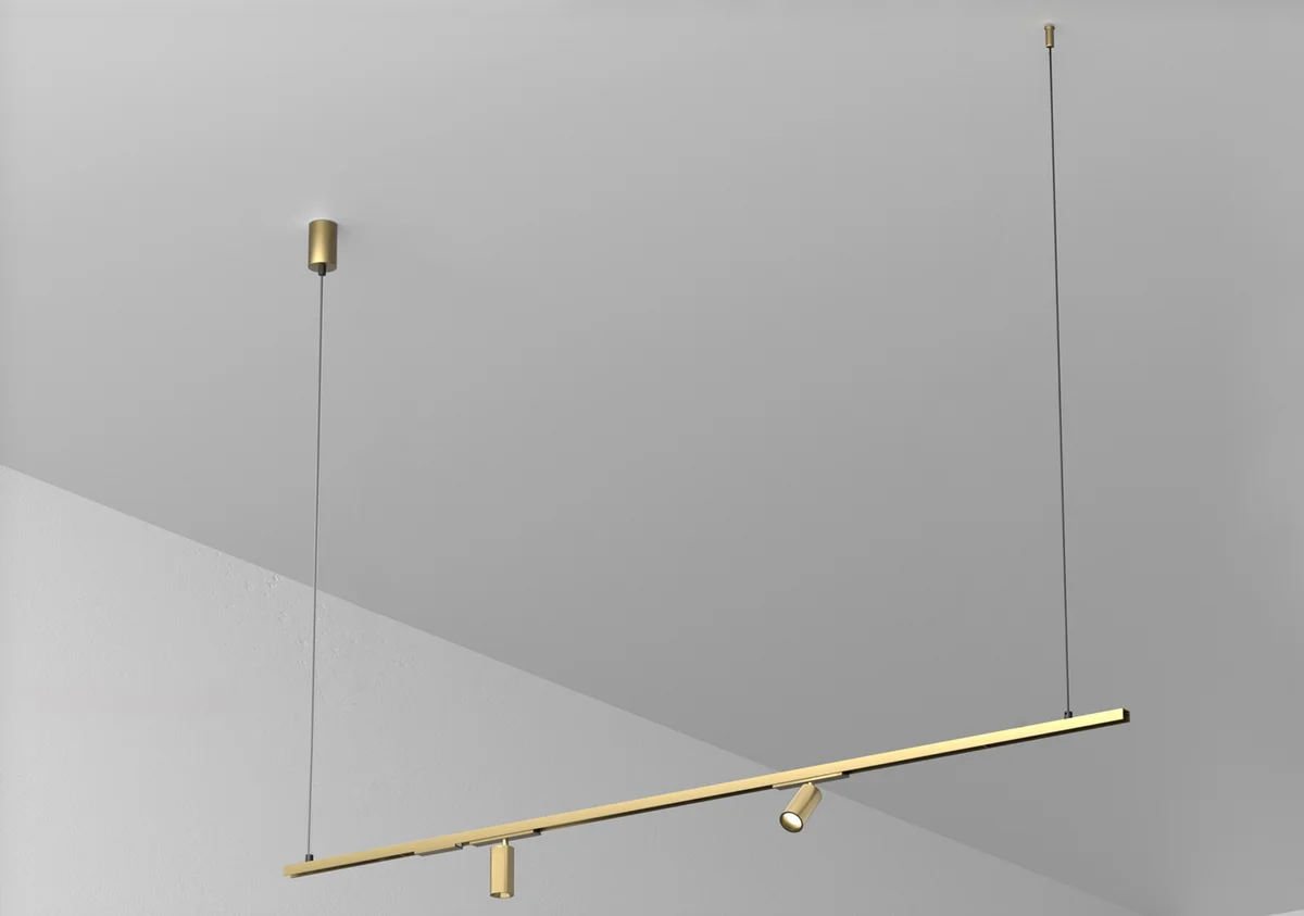 Linear Pendant magnetic track sets Muse 48V 16W CCT BRS