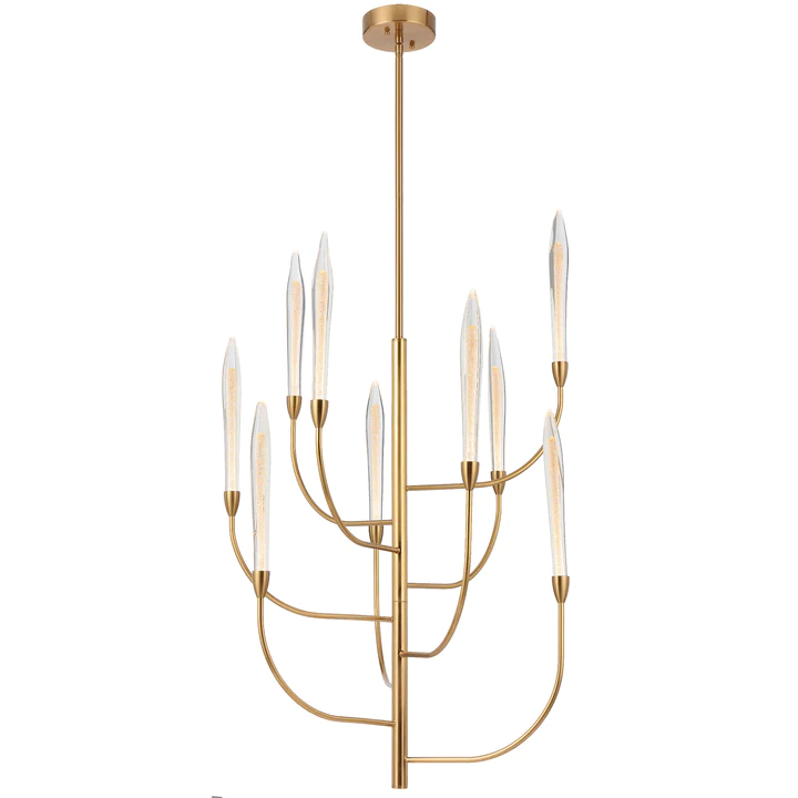 Pendant lamp ARCHER 9 LTS LED 9x3w LED 3K D750 GLD