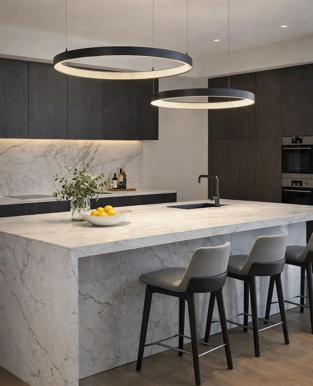 Pendant lamp Helisema P80 3CCT BL