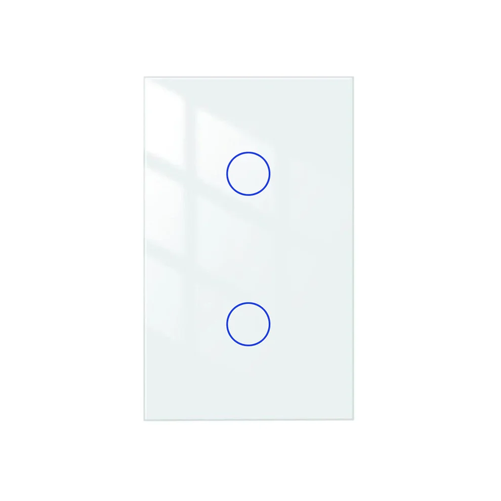 Wall Switch 2 Gang Zigbee Wifi WHT