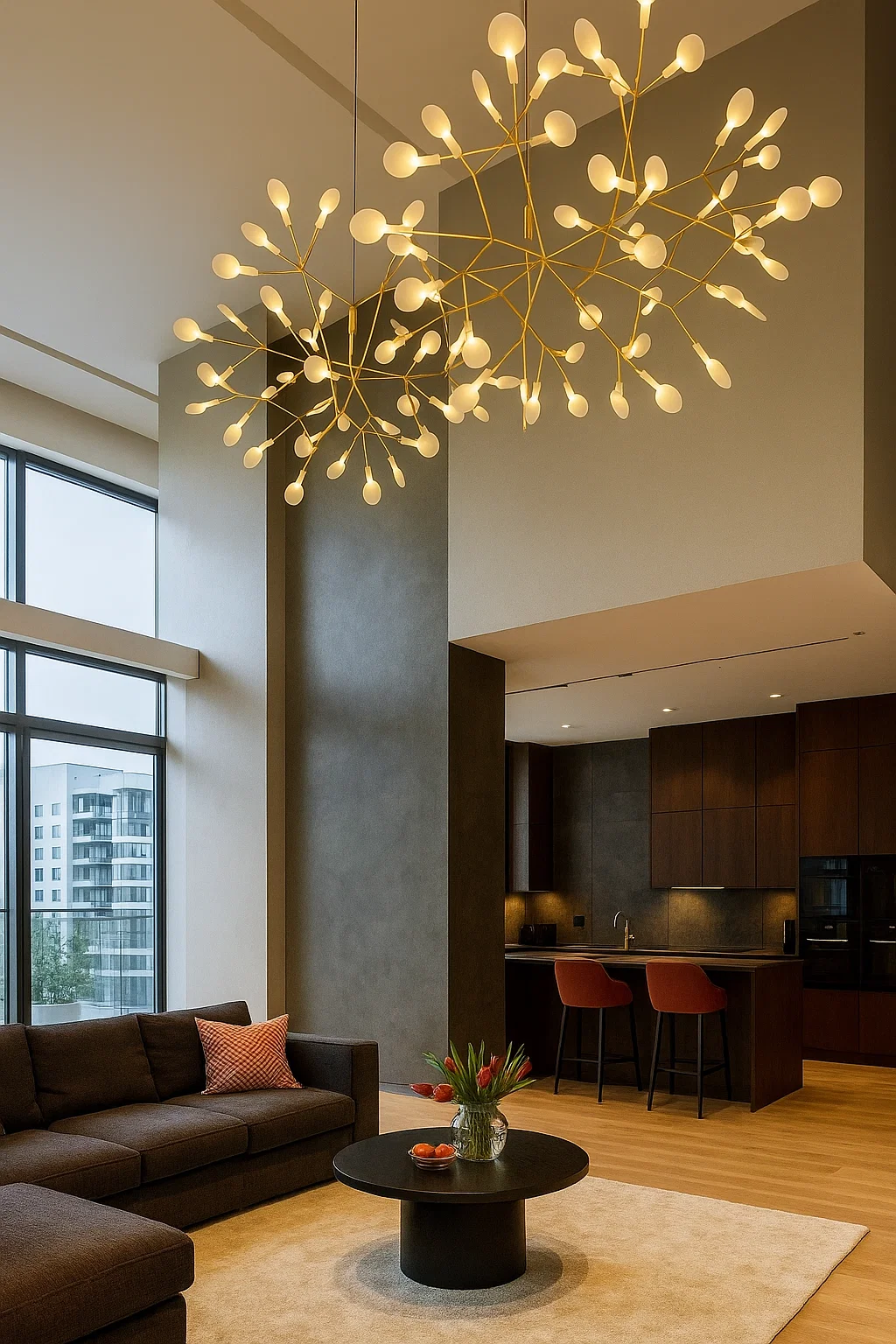 Pendant lamp Autumn LED 30W 3CCT Dim Remote GL