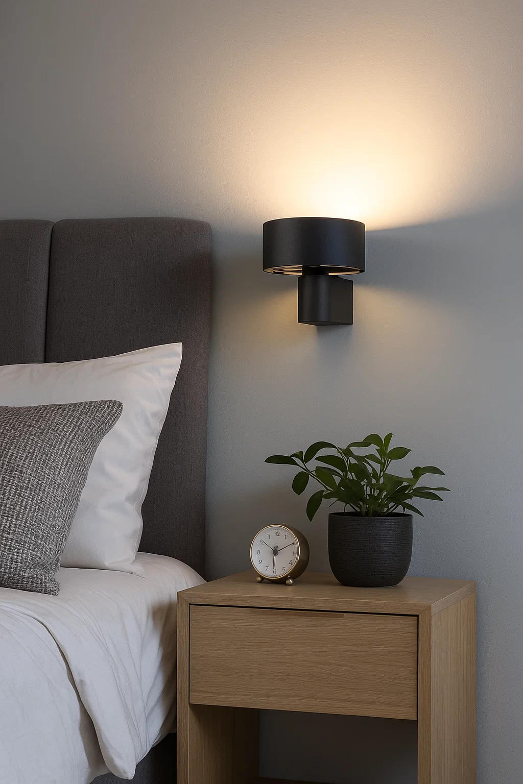 Wall lamp RONDO W1 BK