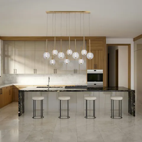 Pendant lamp Meteor 10 light Bar LED 45W 3K GL