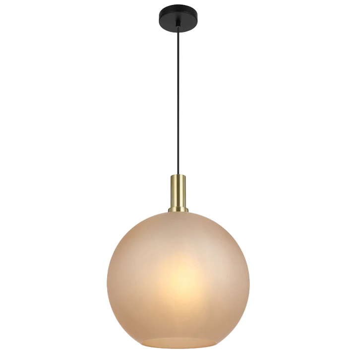 Pendant lamp PATINO 40 E27 D400 AMBER