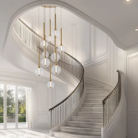 Pendant lamp Meteor 20 light LED 90W 3K GL