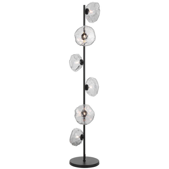 Floor lamp ZECCA 6 LTS D200 BLACK SMOKE