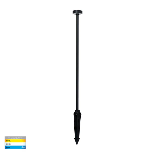 Bollard Spike Vertex 24V LED 3W 3CCT BLK