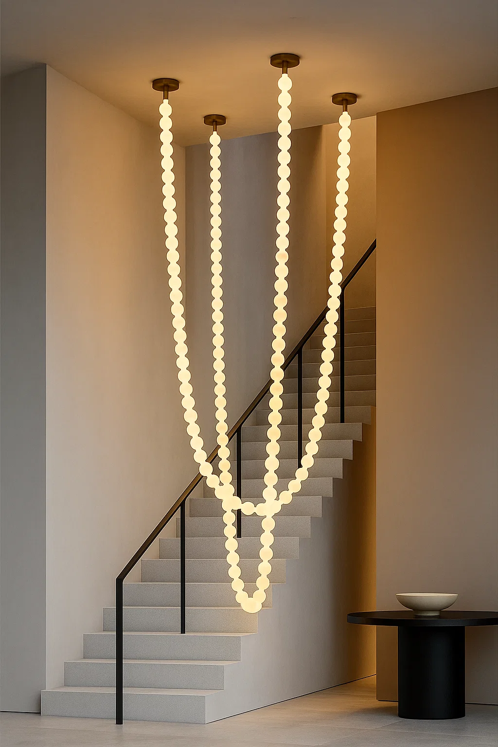 Pendant lamp Lucena 4 Alabaster Spanish Marble LED 40W BRS