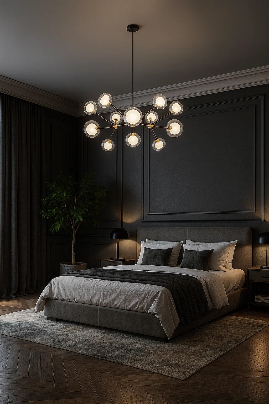 Pendant lamp Kari P12 BL