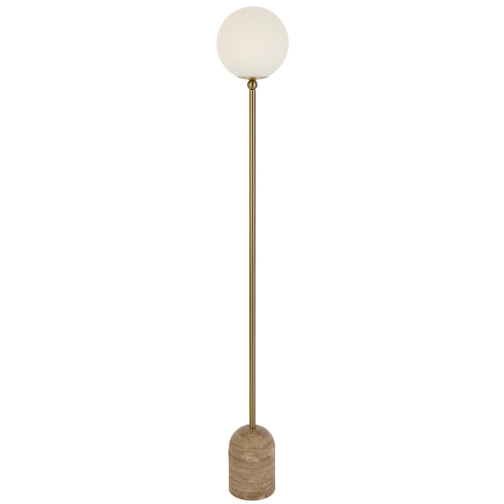 Floor lamp GINA E27 D200 H1500 SWT BEIGE TRAVERTINE